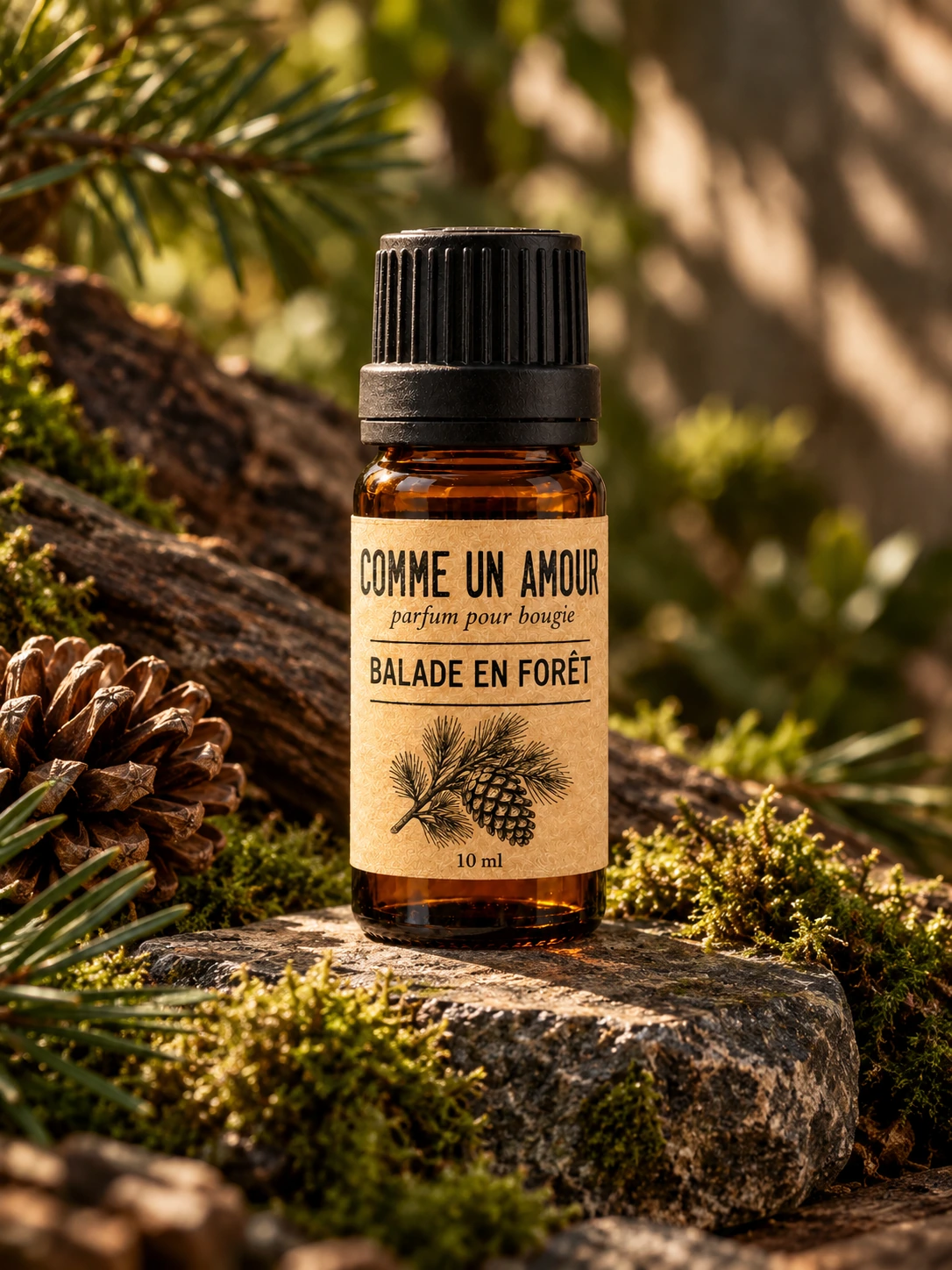 Parfum Balade en forêt dans son décor botanique