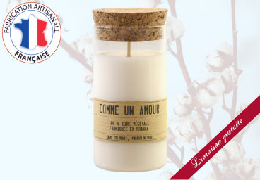 Bougie parfume fleur de coton