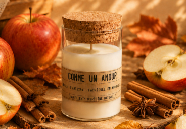 Bougie pommes vertes